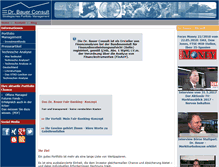 Tablet Screenshot of drbauer-consult.de